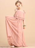 Sleeveless Square A-Line Girl - Neckline/Straps Floor-length Flower Girl Dresses Helena Dress Flower Chiffon