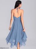 Lace Homecoming Dresses Halter A-Line Homecoming With Dress Nydia Asymmetrical Chiffon