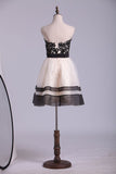 New Arrival Dresses Sweetheart A Line/Princess Mini Bicolor Organza&Lace High