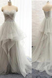 New Arrival Prom Dresses A-Line Sweetheart Lace Up Back With Belt And