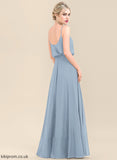 Neckline Length Embellishment Fabric Silhouette A-Line SquareNeckline SplitFront Floor-Length Lyla Bridesmaid Dresses