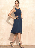 Mother Bride Akira Chiffon Mother of the Bride Dresses Neck Dress Scoop Knee-Length the A-Line of