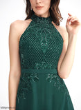 Tea-Length A-Line With Neck Dress Sequins Lace Cocktail Cocktail Dresses Brianna Scoop Chiffon