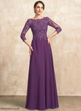 Jade A-Line Lace Bride Scoop With Chiffon Dress Sequins Mother of Neck Floor-Length Mother of the Bride Dresses the