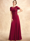 Mother of the Bride Dresses Arabella Neck of Mother Dress Bride Chiffon Trumpet/Mermaid Scoop Floor-Length Lace the
