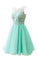 Flower Girl / Adult Ball Gown Lace Short Prom Dress