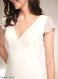 Wedding Train Lace Rayna Sheath/Column Sweep V-neck With Wedding Dresses Dress