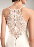 V-neck Wedding Lace Eleanor Sheath/Column Train With Wedding Dresses Court Dress