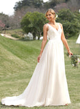 Wedding Dresses V-neck Wedding Train Tulle Lace Ball-Gown/Princess Hailie Dress Court