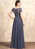A-Line V-neck the Floor-Length Sequins Chiffon Karly Beading Bride Dress Mother of the Bride Dresses of With Lace Mother