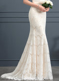 Train Trumpet/Mermaid Skye Wedding Dresses Dress Neck Sweep Scoop Lace Wedding