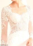 Wedding Dresses With Wedding Dress Sequins Trumpet/Mermaid Hannah Chapel Beading V-neck Train