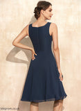 Mother Bride Akira Chiffon Mother of the Bride Dresses Neck Dress Scoop Knee-Length the A-Line of