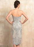 Bride of Mother of the Bride Dresses Sheath/Column Dress Knee-Length Mother Lace Sweetheart Meg the