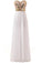 Gorgeous Sweetheart Beaded Chiffon Floor-Length Strapless Long Prom Dresses