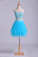 Sweetheart Short Homecoming Dresses Tulle With Applique &