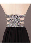 Sweetheart Prom Dresses Beaded Bodice A Line