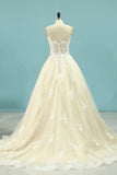 New Arrival Wedding Dresses A Line Tulle Spaghetti Straps