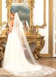 Ball-Gown/Princess V-neck Lace Train Dress Tulle Wedding Alondra Wedding Dresses Sweep