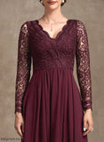 Mother of the Bride Dresses the Mother A-Line Dress Lace Lorelei Asymmetrical Chiffon Bride of V-neck