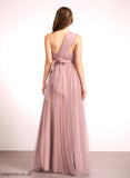 Neckline Floor-Length A-Line Straps V-neck Fabric Length One-Shoulder Silhouette Tulle Off-the-Shoulder Alma Bridesmaid Dresses
