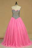 Quinceanera Dresses Ball Gown Sweetheart With Beading