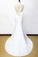 Prom Dresses Mermaid White Satin With Beading