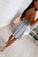 Cute Grey Chiffon Halter Lace Spaghetti Straps Short Criss-Cross Homecoming Dresses