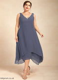 A-Line of Beading V-neck Bride With Mother of the Bride Dresses Mother the Chiffon Dress Stella Ankle-Length