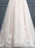 Wedding Ball-Gown/Princess Train Louisa Sweep Dress Wedding Dresses Tulle Sweetheart Lace