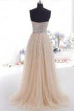 Hi Girls Exquisite Sweetheart Tulle Long Prom Dresses Party Gowns