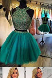 Green Chiffon Prom Dresses Chiffon Backless Open Back Halter Sleeveless Prom Gown