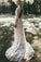High Neck Lace Appliques Long Sleeve Mermaid Beach Wedding Dresses Bridal Dresses