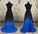 One Shoulder Ombre Black and Blue Ruffles Prom Dresses Simple Cheap Party Dresses