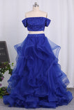 New Arrival A Line Prom Dresses Tulle With Beaded