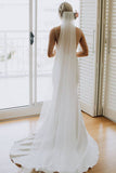 Spaghetti Straps Lace Country Wedding Dress Mermaid Backless Wedding Gowns STB15415