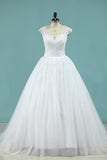 Straps Wedding Dresses Ball Gown Tulle With