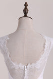 A Line Wedding Dresses Scoop Lace With Sash