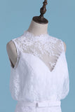 Wedding Dresses Scoop Mermaid Chiffon & Lace With