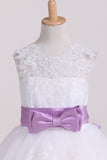 New Arrival A Line Flower Girl Dresses Scoop With