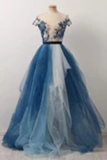 Gorgeous Off The Shoulder Gradient Prom Dress With