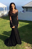 Prom Dresses Mermaid/Trumpet Tulle Bateau Court Train With Applique And