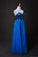 Cheap Prom Dresses Blue A Line Sweetheart Floor Length Organza