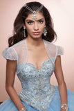 Ball Gown Quinceanera Dresses Sweetheart Sweep/Brush Lace Up Back Applique And