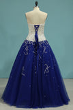 Bicolor Sweetheart Quinceanera Dresses Ball Gown Floor-Length With