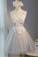 Tulle Homecoming Dresses A Line V Neck With