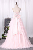 Ball Gown Sweetheart Tulle Quinceanera Dresses With