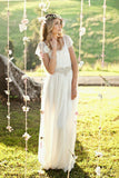 A Line Wedding Dresses Chiffon & Lace With