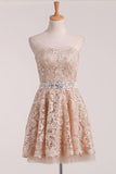 New Arrival Sweetheart Homecoming Dresses A Line Lace With