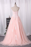 Quinceanera Dresses Ball Gown Sweetheart With Applique Tulle